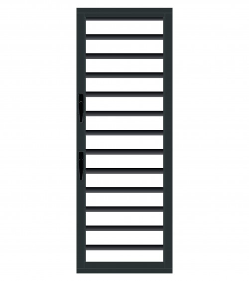 Jalousie en aluminium et lames en verre - Fenêtre Alu